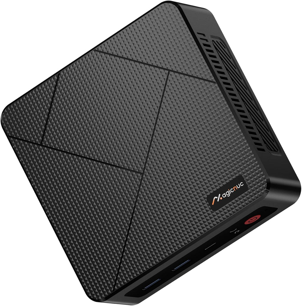 AS1 Mini Desktop Computer with Ryzen 5 3550H, 16GB DDR4, 512GB M.2 2280 SSD, Wi-Fi 5, BT 5.0, Triple Display 4K 60Hz Dual LAN Mini PC
