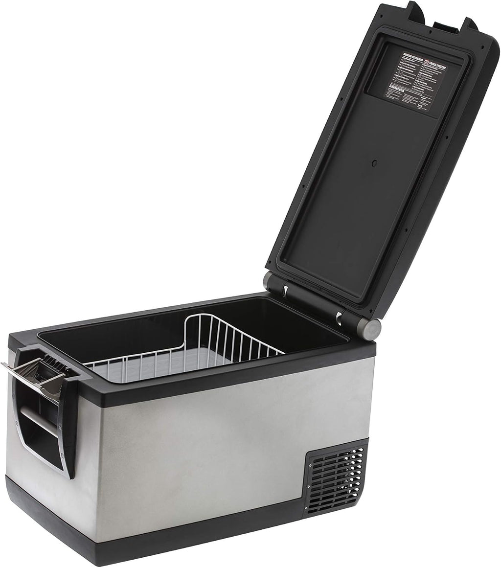 ARB 10801602 Portable Fridge Freezer 63 Quarts Electric Powered 12V/110V For Car, Boat, Truck, SUV, RV, Home Series II Black