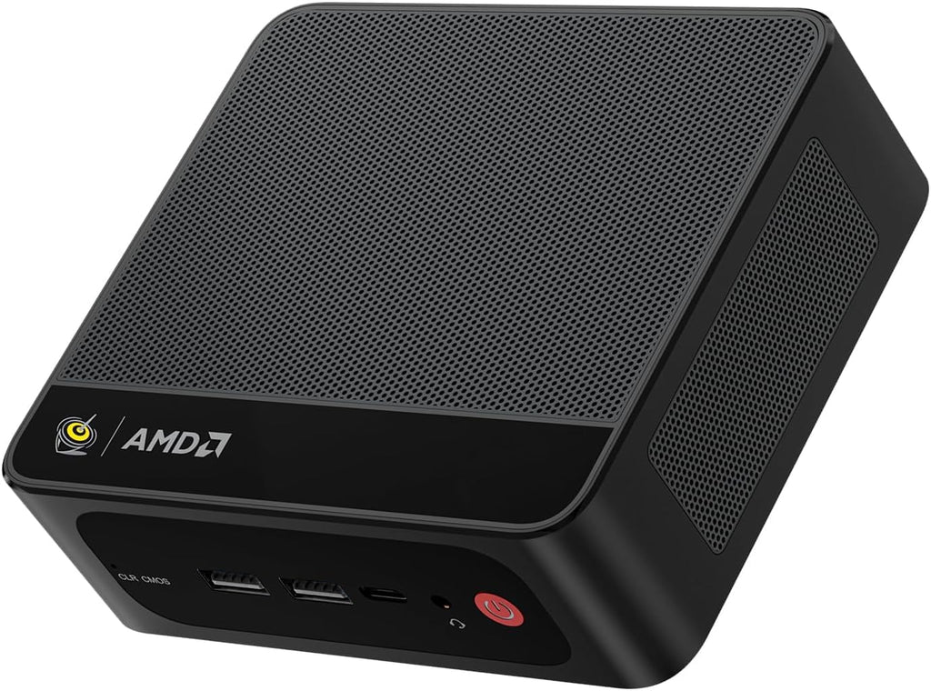 Beelink SER5 PRO Mini PC with AMD Ryzen 5 5625U (6C/12T,up to 4.3 GHz) | 16GB DDR4 480GB SSD Mini Desktop Computer | Triple 4K Display HDMI DP Type-C | 2.5G LAN WiFi 6 BT5.4 | Auto Power On