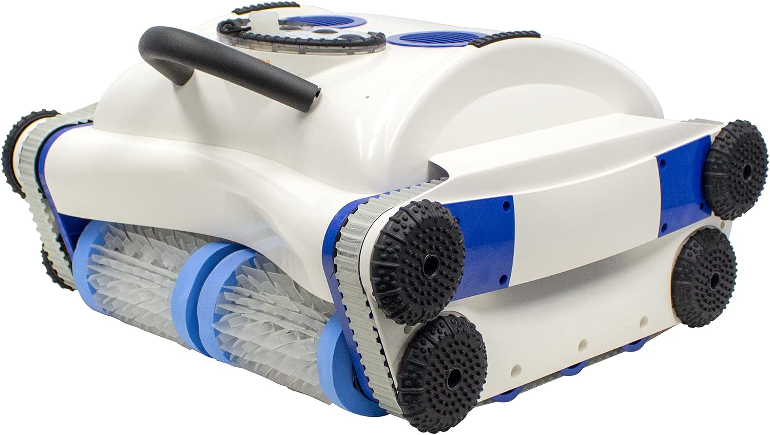POOL BLASTER CX-1 Cordless Robotic Pool Cleaner, Automatic Vacuum for Inground and Above Ground Pools, Intelligent Wall Climbing Vac w/Strong Suction, High Capacity and Smart Scheduler