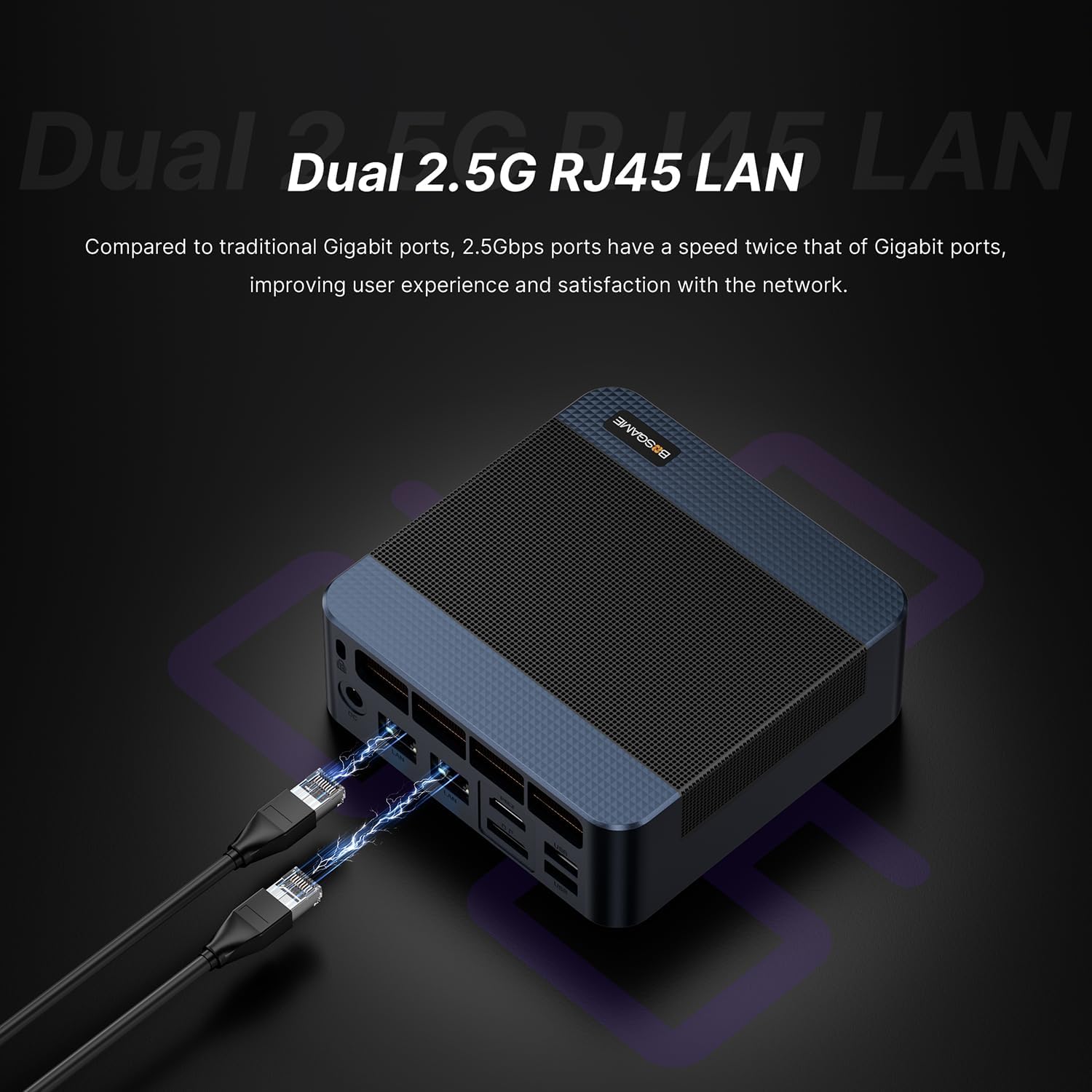 BOSGAME M4 Oculink Mini PC Ryzen 7 7840HS, 8K 60Hz USB4 Radeon 780M GPU Gaming Computers, 11 Pro-OS Desktop PC, 32GB DDR5 RAM, 1TB PCIe 4.0 NVMe 2280 SSD, Wi-Fi6, BT 5.2