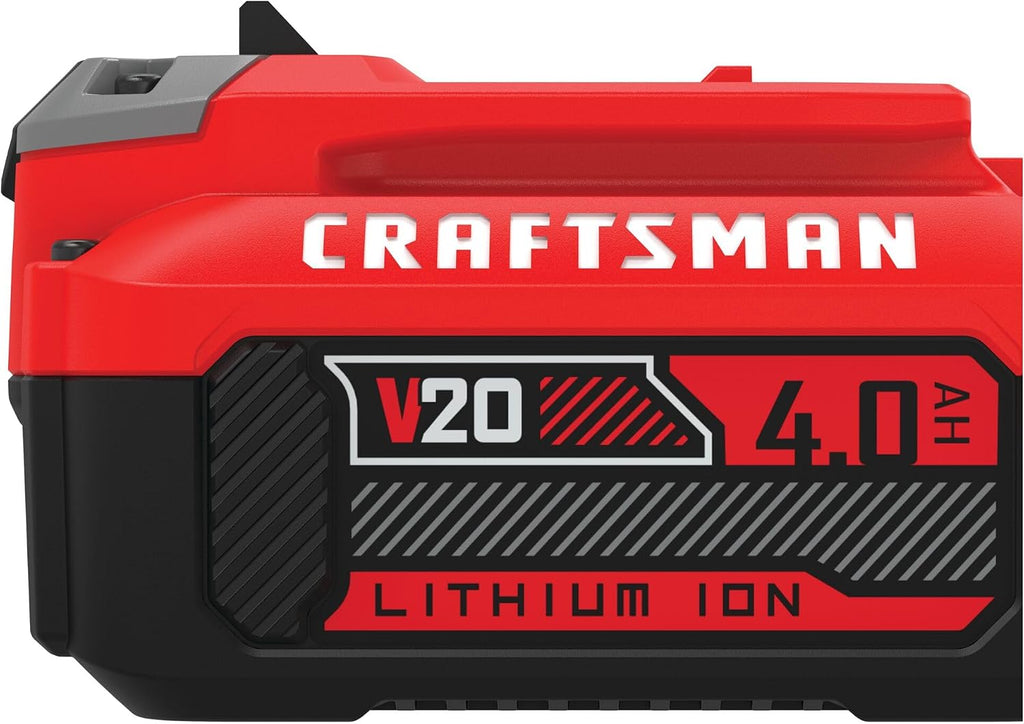 CRAFTSMAN 20V Power Tool Battery 2-Pack, Lithium-ion with Charger (CMCB204-2CK)
