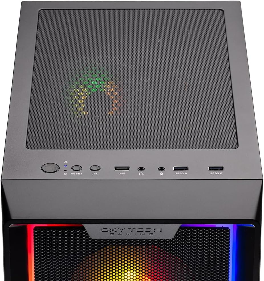 Skytech Gaming Nebula Gaming PC, Intel i5 14400F 2.5GHz, NVIDIA RTX 5060 Ti 8GB VRAM, 1TB NVMe SSD, 16GB DDR5 RAM 5200, 650W Gold PSU, Wi-Fi, Win 11, Desktop