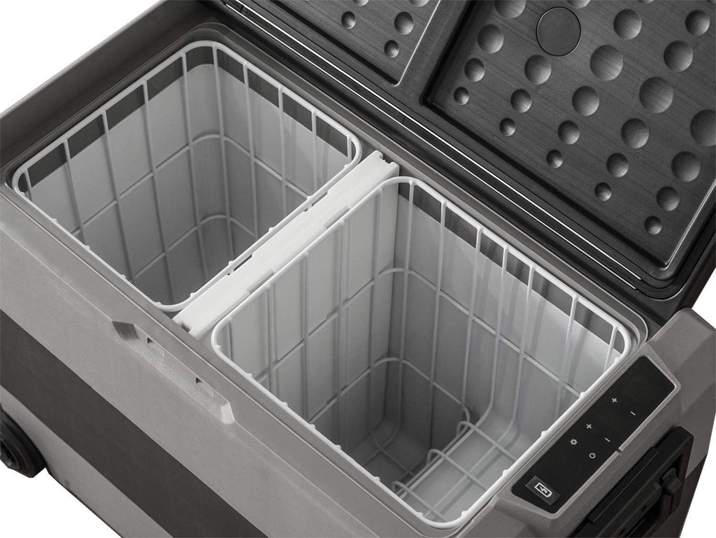 CSI Accessories W53 Black Ice Fridge Freezer 63 Quart Dual Zone Incl. 12V and 110V Cables