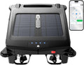 TeqHome Solar Pool Skimmer,Cordless Automatic Robotic Pool Surface Skimmer Cleaner with APP Support,24/7 Cleaning,Smart Obstacle Avoidance,Dual Charging Modes for Most Swimming Pools up to 2512 Sq.ft.