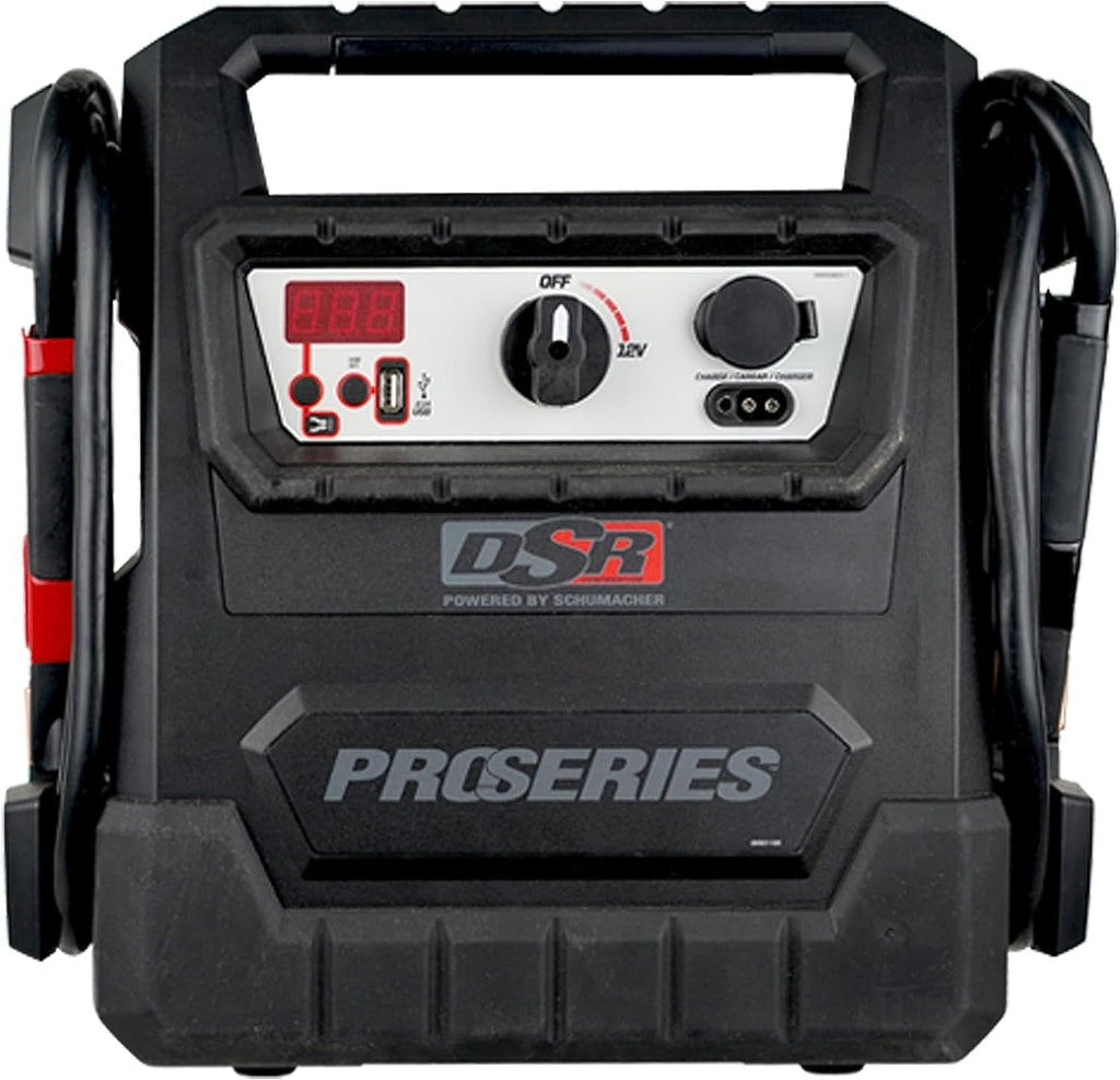 Schumacher Electric DSR ProSeries Car Battery Jump Starter, Maintainer & Portable Power Station - 12V 4000 Peak Amps & 700 Cranking Amps - With DC & USB Charging Ports - DSR159