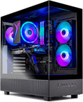 Skytech Gaming Azure 3 Desktop PC, Ryzen 7 7700 3.8 GHz (5.3GHz), NVIDIA RTX 5070 12GB, 1TB Gen4 NVMe SSD, 32GB DDR5 RAM 6000 RGB, 850W Gold PSU, Wi-Fi, Win 11