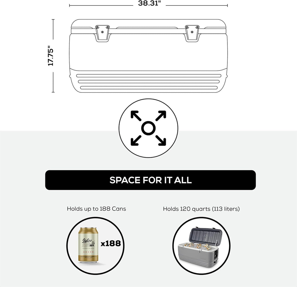 Igloo Hard Cooler | Polar & Party Bar Series | Insulated Ice Chests