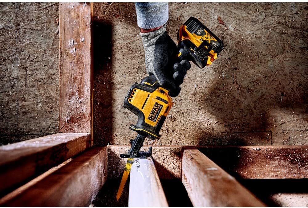 DEWALT ATOMIC 20V MAX* Reciprocating Saw, One-Handed, Cordless, Tool Only (DCS369B)