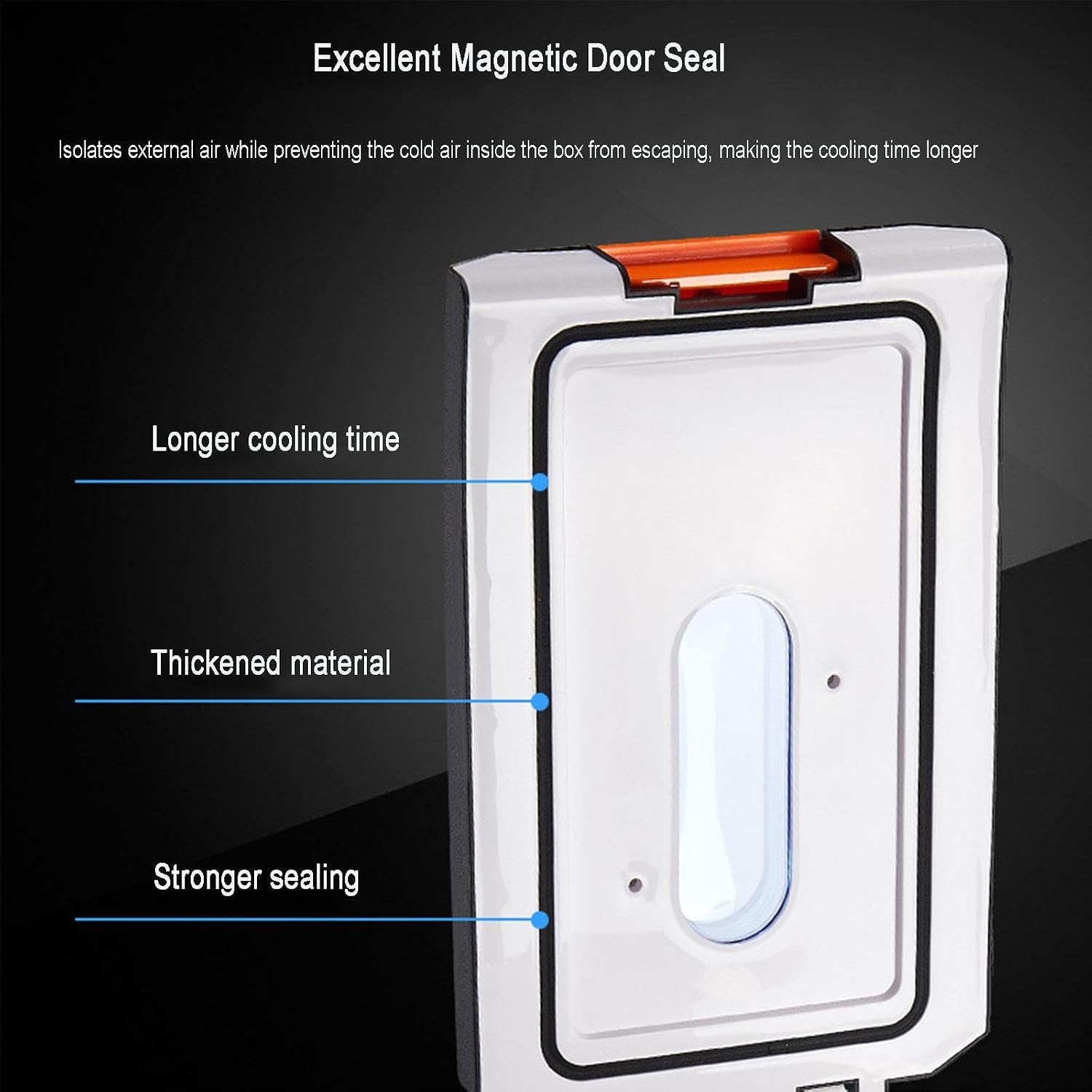 Car Refrigerator with 12 V DC & 220V AC 11 Liter Capacity Portable Electric Cooler Warmer Small Fridge for Travel, Camping, Car, Home