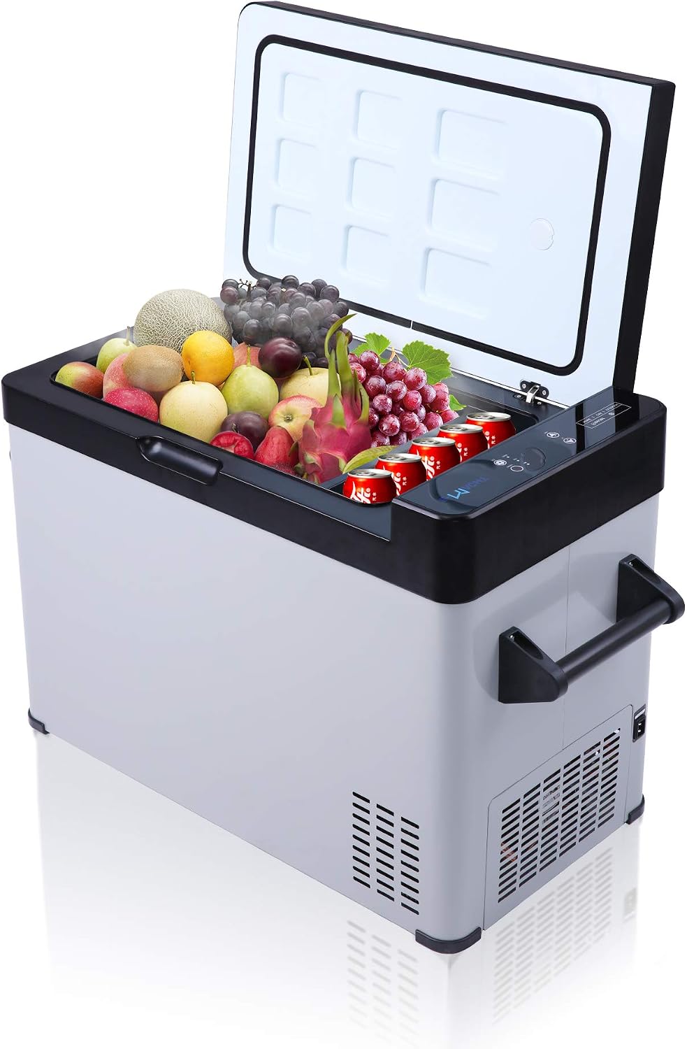 52 QT Portable Car Refrigerator 12V/24V DC Electric Car Cooler -7.6℉~68℉ RV Freezer,Truck,Vehicle,RV,Boat,Camping & Travel
