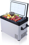 52 QT Portable Car Refrigerator 12V/24V DC Electric Car Cooler -7.6℉~68℉ RV Freezer,Truck,Vehicle,RV,Boat,Camping & Travel