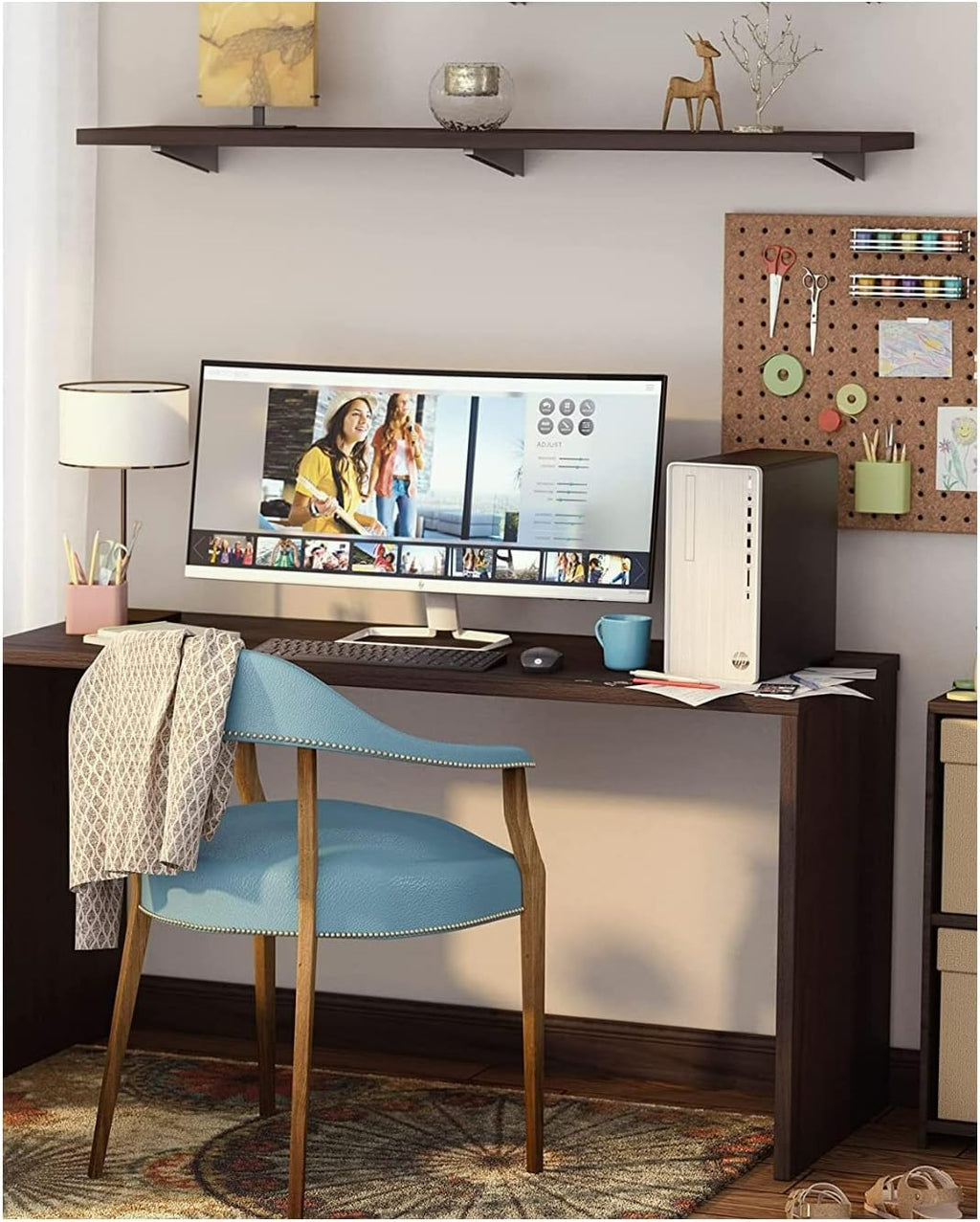 HP Pavilion Desktop PC, AMD Ryzen 5 5600G, 12 GB RAM, 512 GB SSD, Windows 11 Home, Wi-Fi 5 & Bluetooth Connectivity, 9 USB Ports, Wired Keyboard and Mouse Combo, Pre-Built PC Tower (TP01-2040, 2022)