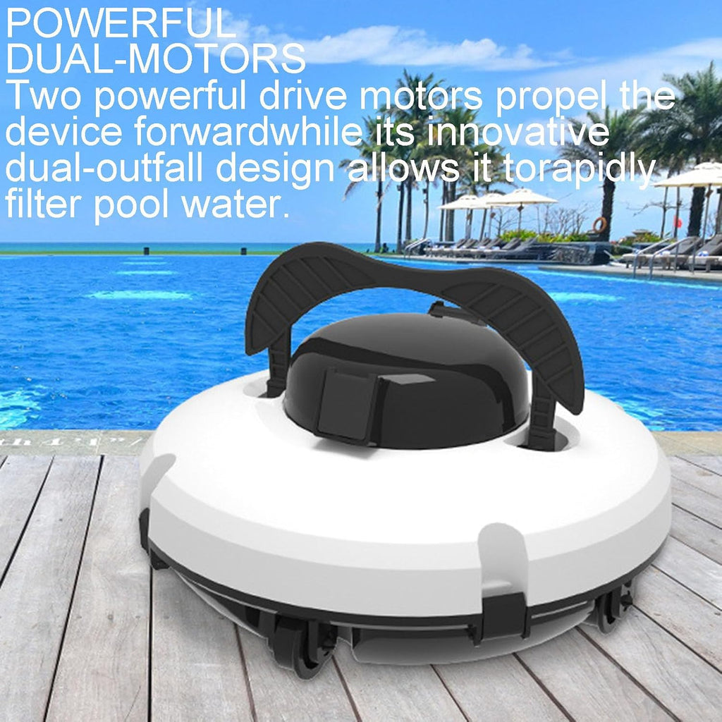 Pool Cleaning Robot, Cyclone Suction Technology, Multi-Surface Control System, Efficient Cleaning and Easy Maintenance, Suitable for All Pool Types