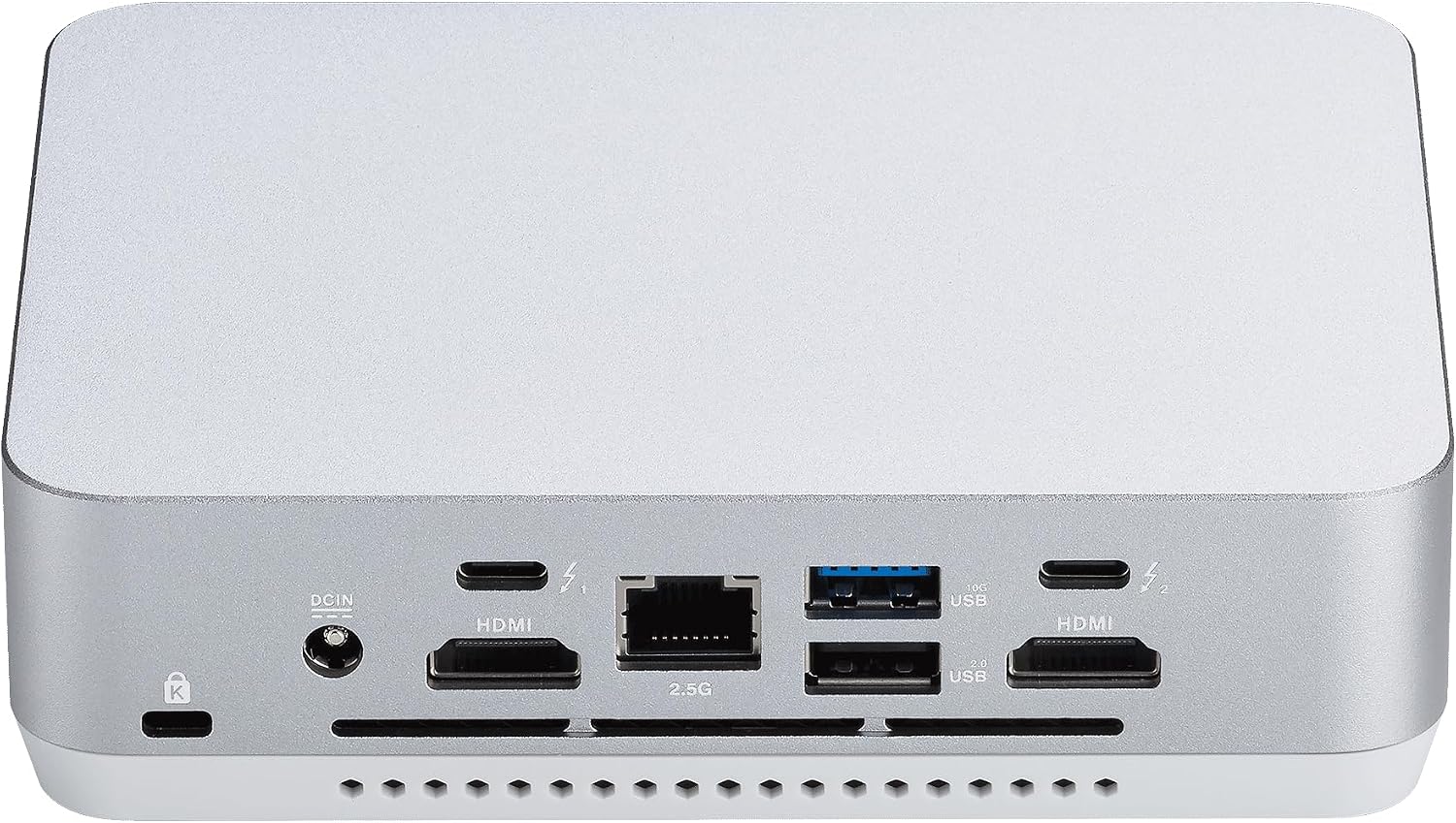 ASUS NUC 14 Pro+ Full System Mini PC with Intel 14th Gen Core Ultra 9 185H, 32GB DDR5 RAM, 1TB PCIe G4x4 NVMe SSD, Thunderbolt 4, Win 11 Home, Silver Aluminum Chassis, VESA Mount Included