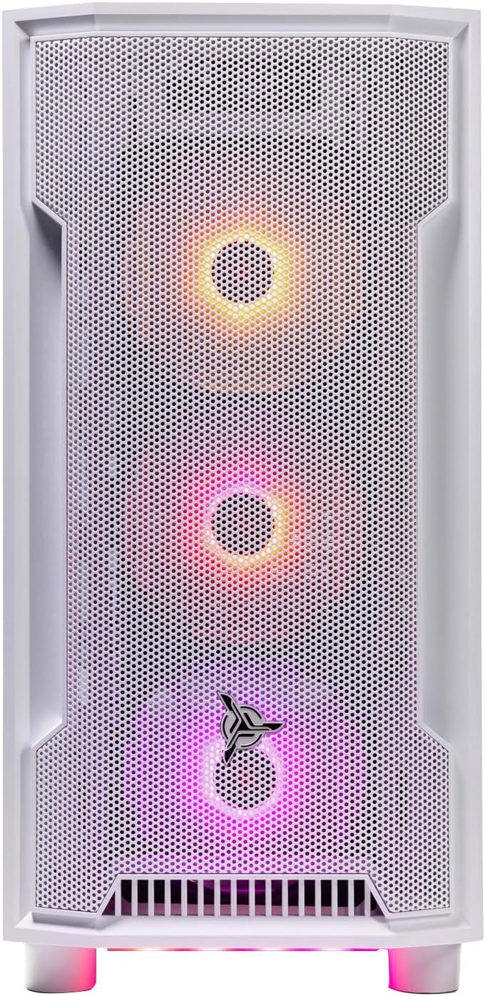 Skytech Gaming Archangel Gaming PC, Intel i7 14700F 2.1GHz, NVIDIA RTX 5060 Ti 16GB, 1TB Gen4 NVMe SSD, 16GB DDR5 RAM 6000, 650W Gold PSU, 360 ARGB AIO, Wi-Fi, Win 11, Desktop
