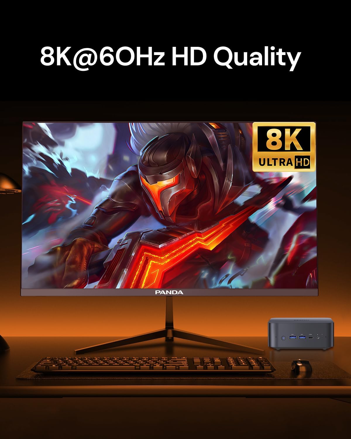 Reatan X7 AI Oculink Gaming Mini PC AMD Ryzen 7 255(Upgraded 8745HS) 64GB DDR5 2TB PCIe4.0 SSD 5600MHz RAM, Desktop Mini Computers Radeon 780M Graphics, 2.5G LAN/HDMI 2.1/2 * 8K USB 4.0/Wi-Fi 7/BT5.4