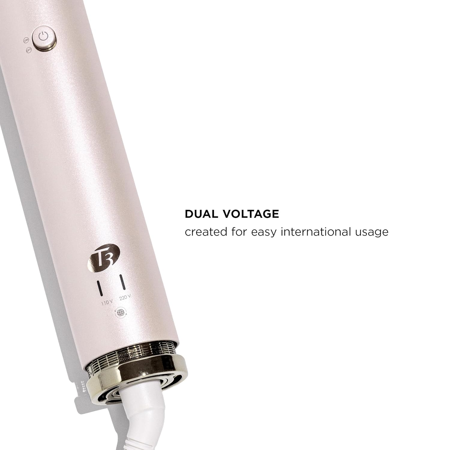 Aire 360 Ceramic Dual Voltage Air Styler Blowout Kit with Curling Attachments, Oval Brush & Drying Concentrator | Fast, Healthy Blowouts and Long-Lasting Curls | for All Hair Types