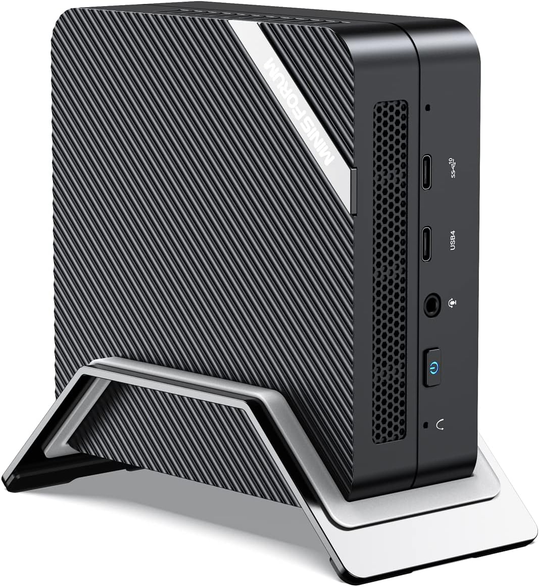 MINISFORUM Venus Series UM773 Lite Mini PC AMD Ryzen 7 7735HS Micro PC, DDR5 32G RAM + 1T PCIe SSD, 2X HDMI(4K), 1x USB4(8K) Triple Outputs, AMD Radeon 680M Graphics Small Form Factor