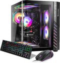 Gaming PC Desktop – i7 11th GEN up to 4.9 GHz 16-Threads, RTX 2070 8GB, 32GB DDR4 RAM, 1TB NVMe SSD, Wi-Fi 6 & BT 5.4, 9× ARGB Cooling Fans, Win11 Pro, 650W PSU, High-Performance Gaming Tower