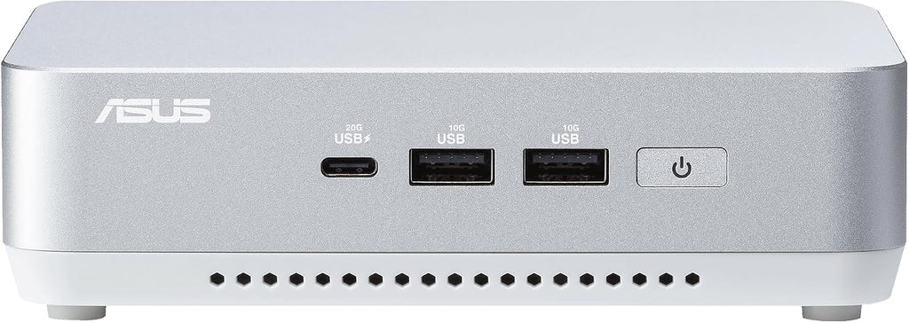 ASUS NUC 14 Pro+ Barebone with Intel 14thGen Core Ultra 7 155H (NPU Support), up to 96GB DDR5 RAM, Dual Storage, Thunderbolt 4, Wi-Fi 6E & Bluetooth 5.3, Silver Aluminum Chassis with VESA Mount