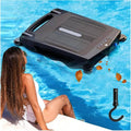 Pool Cleaning Robot, Solar Powered Above Ground Pool Skimmer, Fast Dual Charging, Stronger Suction, Automatic Obstacle Avoidance, for Above Water Pools