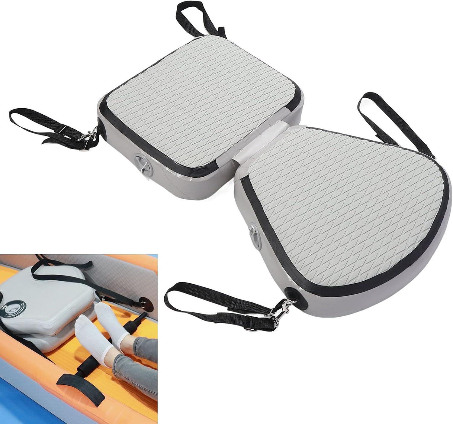 Detachable Paddle Board Seat for Kayaks and Rowboats, Ergonomic Design with Enhanced Comfort, Adjustable and Secure Fixation, Premium EVA Foam Lining