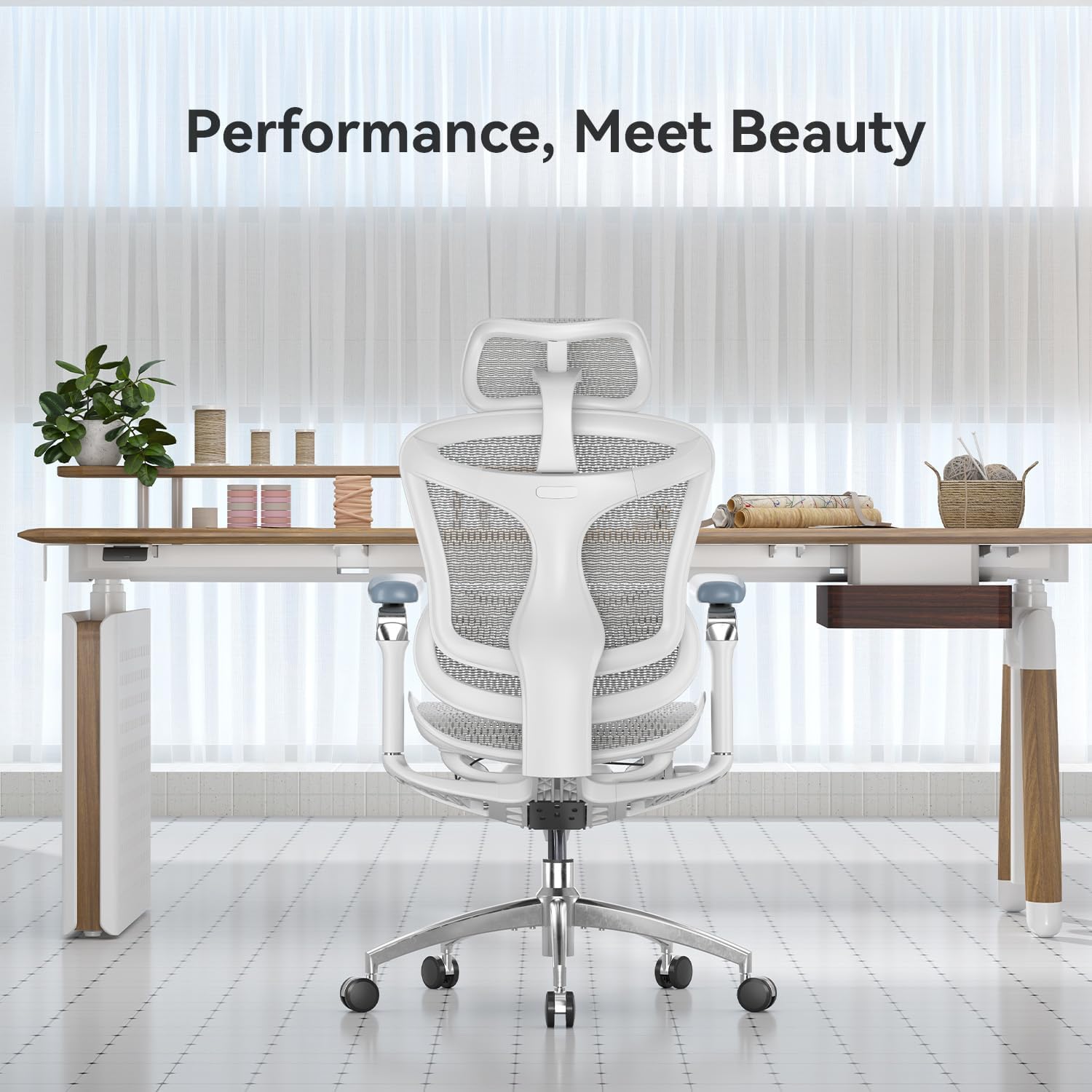 SIHOO Doro C300 Pro Ergonomic Office Chair with Ultra-Soft 6D Armrests, Dynamic Lumbar Support, Seat Depth Adjustment, Adjustable Backrest, Big and Tall Desk Chair for Home Office (Grey)