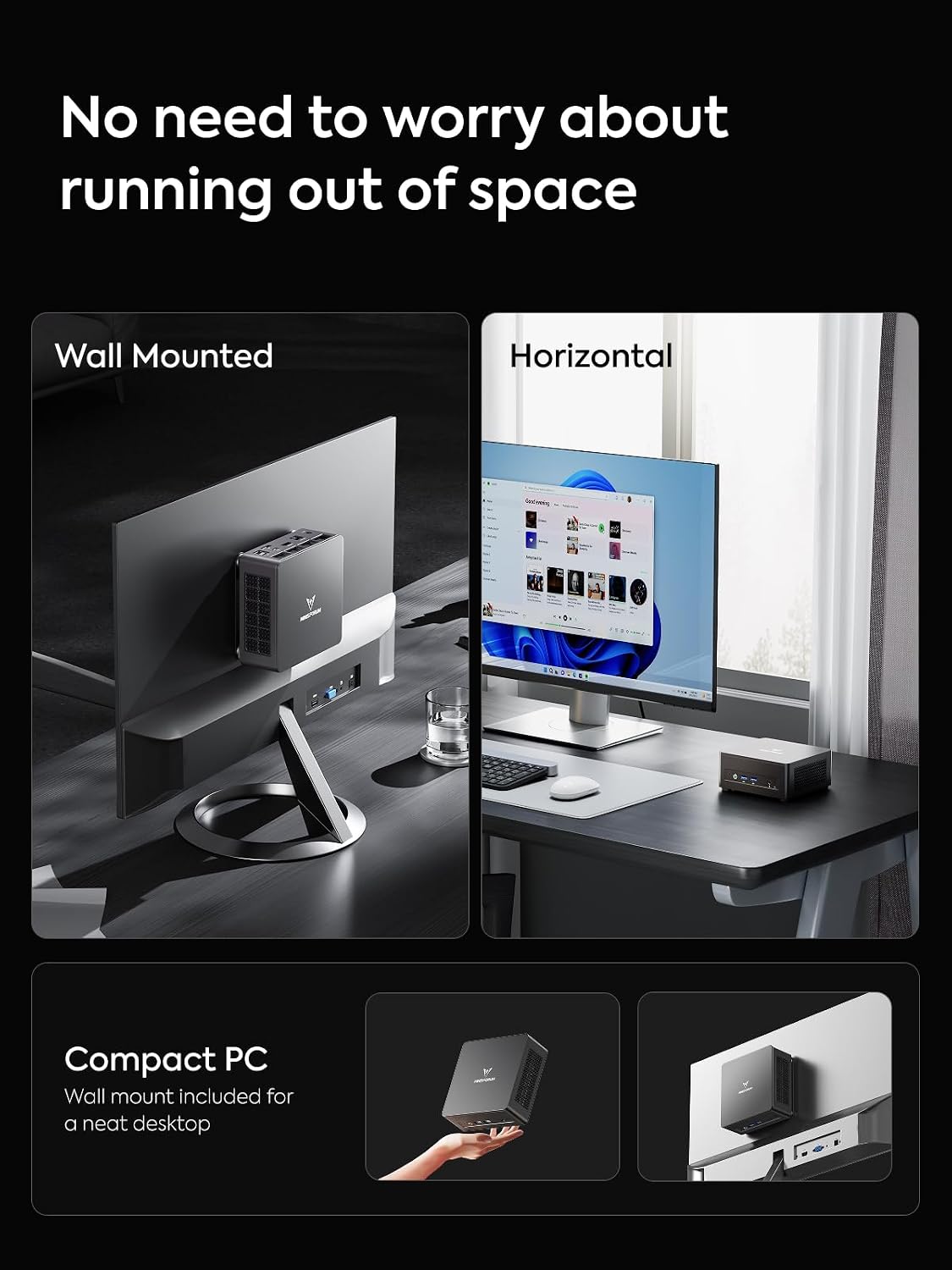 MINISFORUM Mini PC UM690L Slim AMD Ryzen 9 6900HX Micro Computer 32GB RAM 1 TB SSD, Radeon 680M Graphics HDMI|DP|USB4 Triple Video Output, 2.5G LAN | WiFi6E | BT5.3 Desktop Computer
