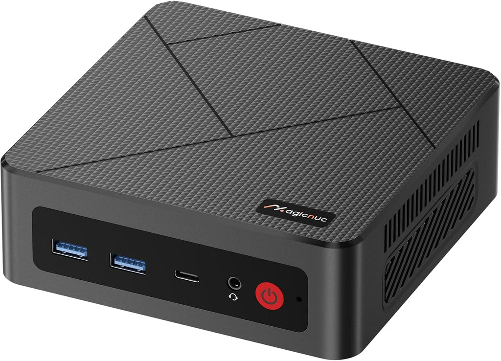 AS1 Mini PC with Ryzen 5 3550H, 16GB DDR4 512GB SSD Mini Desktop, Triple Display USB-C/HDMI/DP/Wi-Fi 5/BT5.0 Mini Computer
