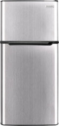 FRIGIDAIRE 2 Door Refrigerator/Freezer, 4.6 cu ft, Black Stainless Steel, Gunmetal