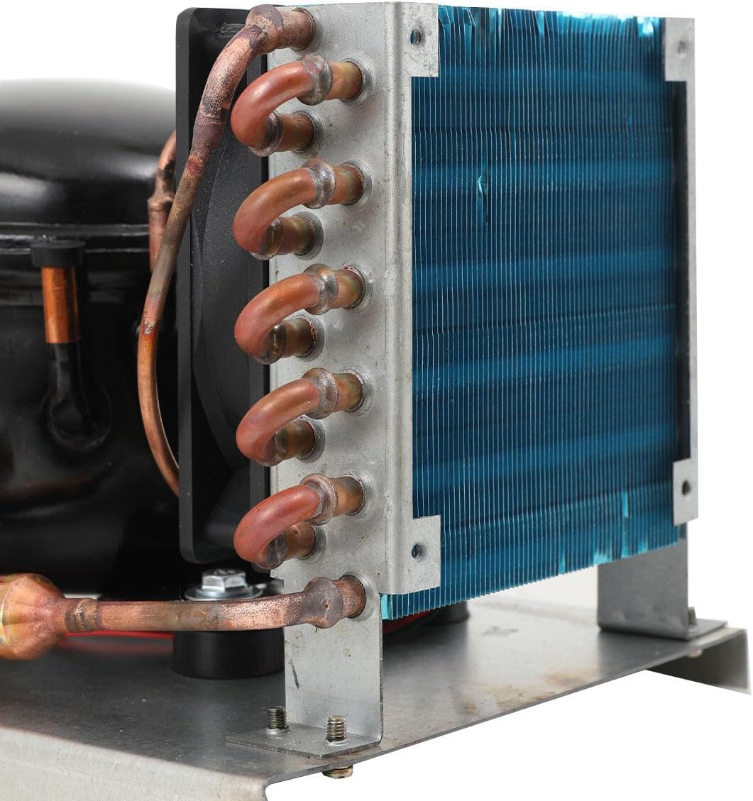 12V-24V DC Car Refrigeration Air Compressor Fridge Freezer Natural Cooling/Air-cooled BD25HC With Temperature Controller