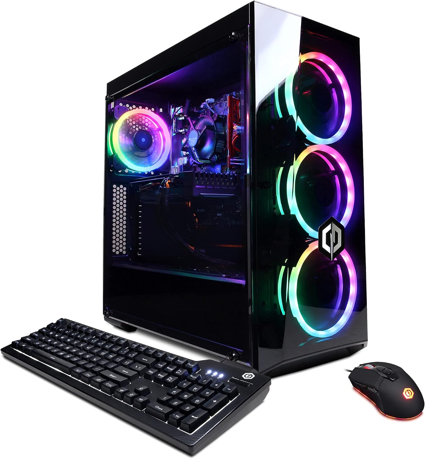 CYBERPOWERPC Gamer Master Gaming PC, AMD Ryzen 3 3100 3.6GHz, 8GB DDR4, Radeon RX 550 2GB, 240GB SSD, 2TB HDD, WiFi Ready & Win 10 Home(GMA888A5)