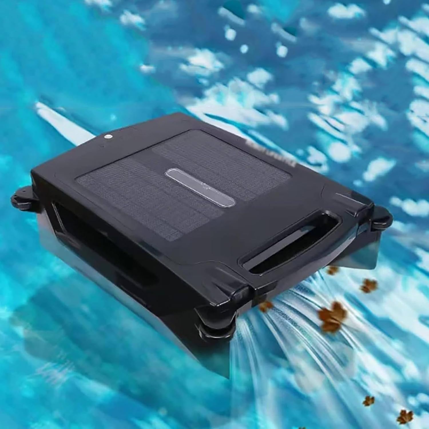 Pool Surface Cleaning Robots with Dual Charging Mode, Cordless Auto-Cleaning, Intelligent Steering Function, Easy to Clean Skimmer Basket