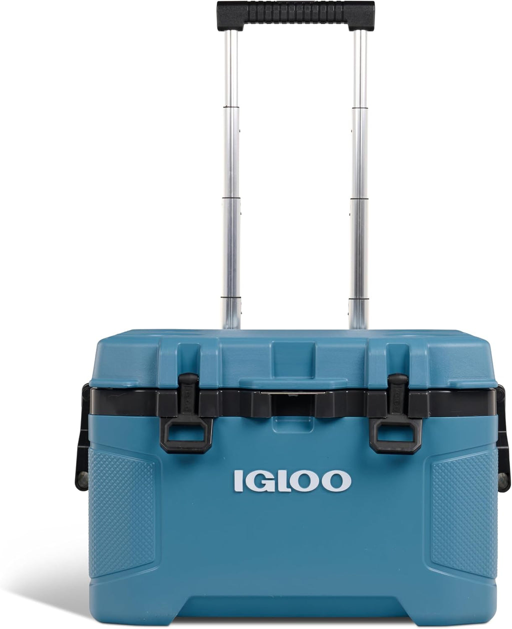 Igloo Trailmate 52Qt Wheeled Cooler, Insulated Hard Shell Ice Chest, Modern Blue