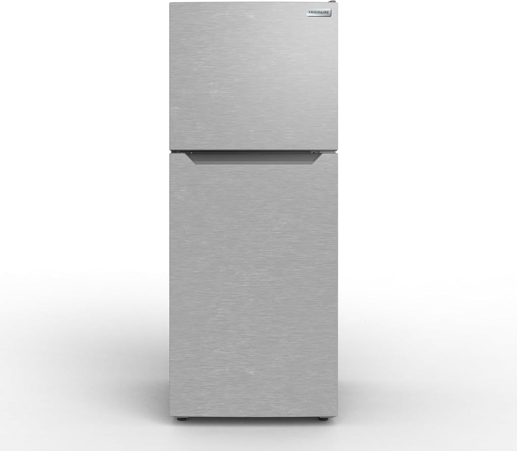 Frigidaire, Frost Free Top Mount 2 Door Apartment Size Refrigerator with Freezer, 10 CU FT