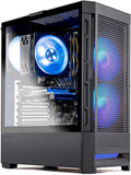 Skytech Gaming Blaze4 Mini Desktop PC, Ryzen 5 3600 3.6 GHz (4.2GHz Turbo), NVIDIA RTX 5060 Ti 8GB, 1TB Gen4 NVMe SSD, 16GB DDR4 RAM 3200, 650W Gold PSU, Wi-Fi, Win 11
