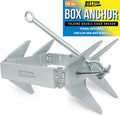 Better Boat Box Anchor for Boats, Folding Boat Anchor Hot Dip Galvanized, Double Sided Slide Anchor for Pontoon Fishing and Cabin Cruiser, Multiple Sizes