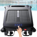 Pool Cleaner Robot Upgrade App,Cordless Solar Ground Pool Skimmer Ai Smart Path Optimization&99.9% Debris Removal,Ipx 7 Waterproof Above & Fast Dual Charging,4.1l Waste Collection Drawer