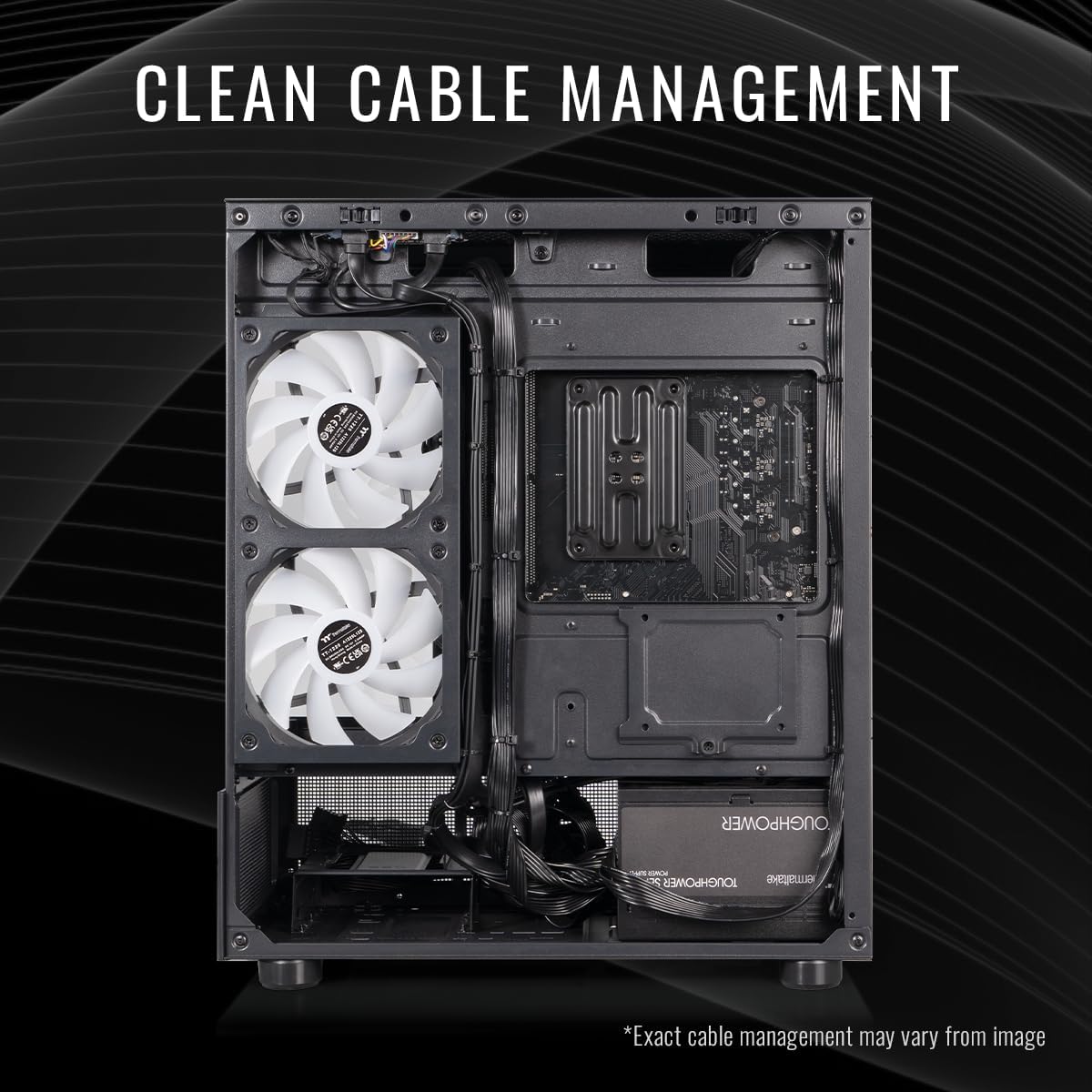 Thermaltake LCGS View 7696X-170 Gaming Desktop (AMD Ryzen™5 7600X, ToughRam 32GB DDR5 6000MT/s RGB Memory, AMD Radeon™ RX 9060 XT 16GB, 1TB NVMe M.2, WiFi, Windows 11) V17B-B650-96X-LCS