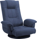 360 Degree Swivle Adjustable Floor Chair, Chaise Lounge Indoor, Folding Lazy Sofa with Armrests and Side Pocket Adults Gaming Chairs for Living Room, Bedroom Factory Price 201 (BL)