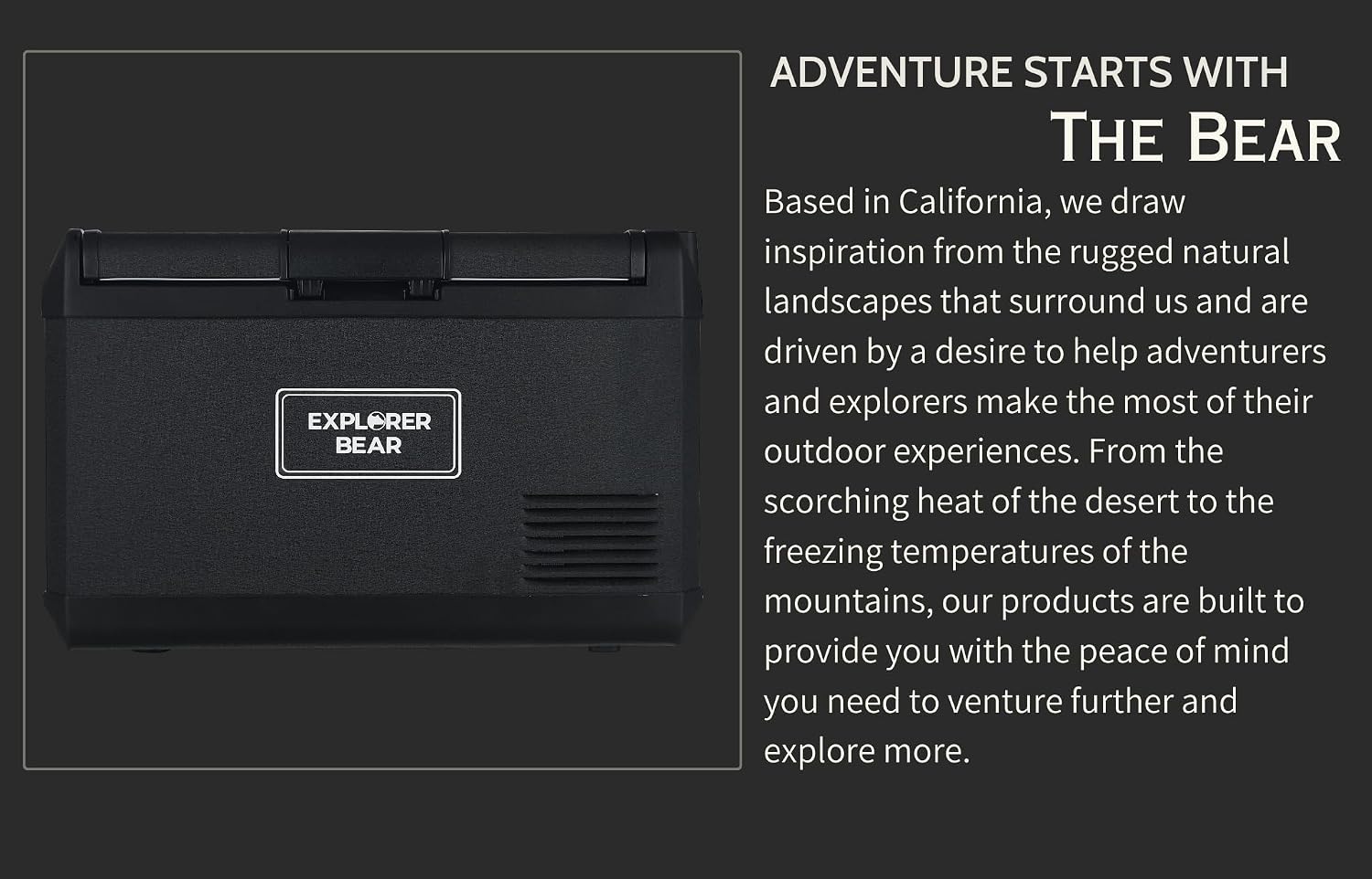 Explorer Bear 12 Volt Refrigerator 12V Car Fridge 12/24V DC 110-240V AC Portable Freezer Compressor Cooler 0℉-50℉ 3-Year Warranty for Truck Van RV SUV Boat Trailer Travel Road Trips Camping…