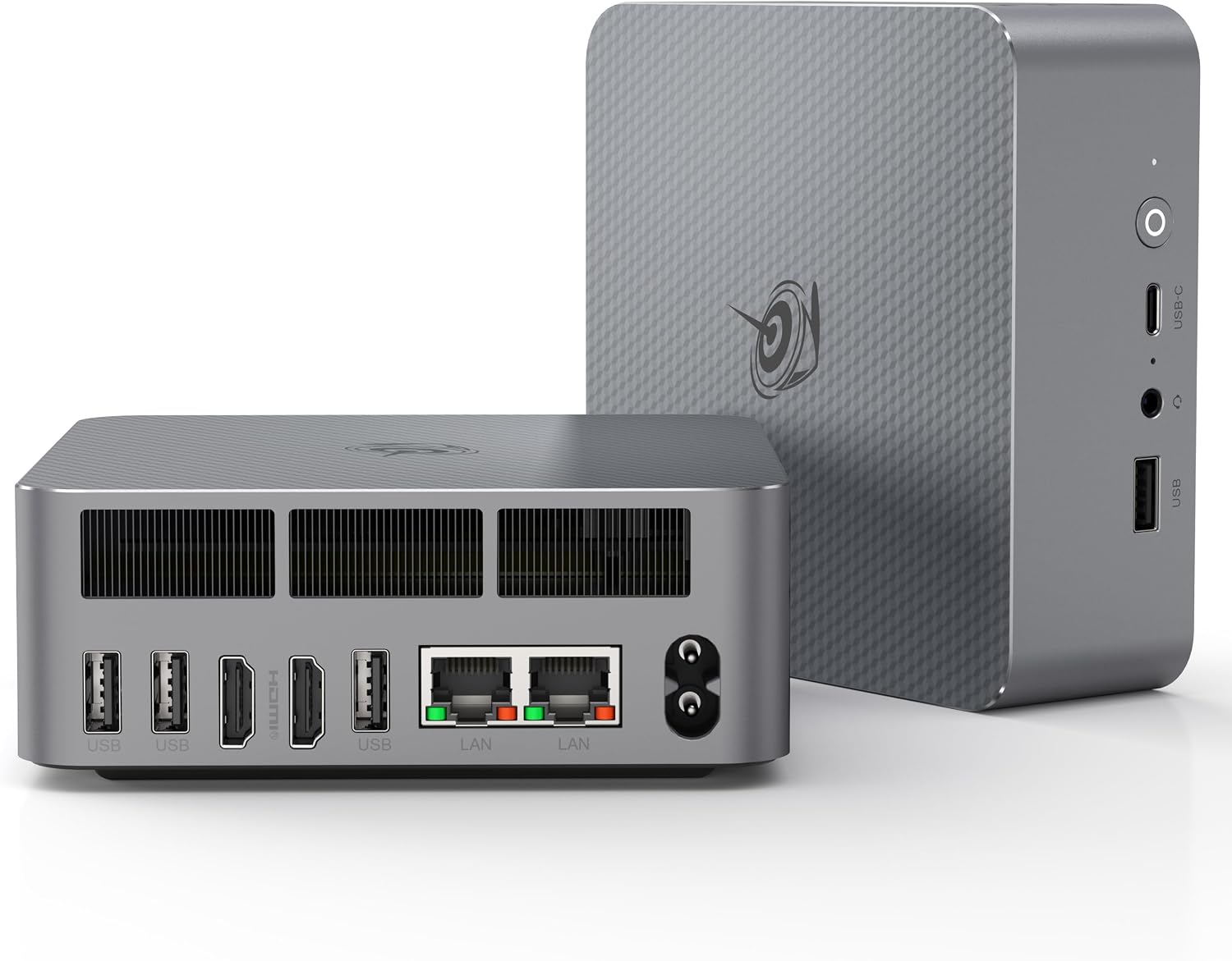 Beelink EQi12 Dual LAN Mini PC, Intel Core 1220P(10C/12T, up to 4.4GHz), 24GB LPDDR5 RAM 500GB PCIe4.0 SSD, Mini Desktop Computer Support WiFi 6/ BT5.2/ Dual HDMI/Bulit-in 85W Power Supply