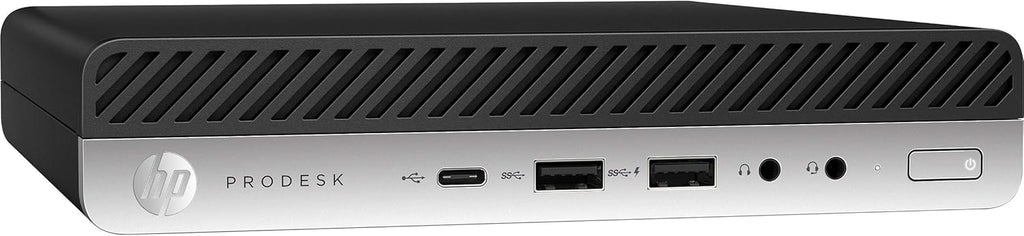 HP Prodesk 600 G3 Mini Desktop Computer PC, Intel 7th Gen Core 7100T 3.4GHz, 8GB RAM, 256GB SSD, Wired RGB Keyboard, WiFi, Bluetooth, Windows 11 Pro Desktop (Renewed)