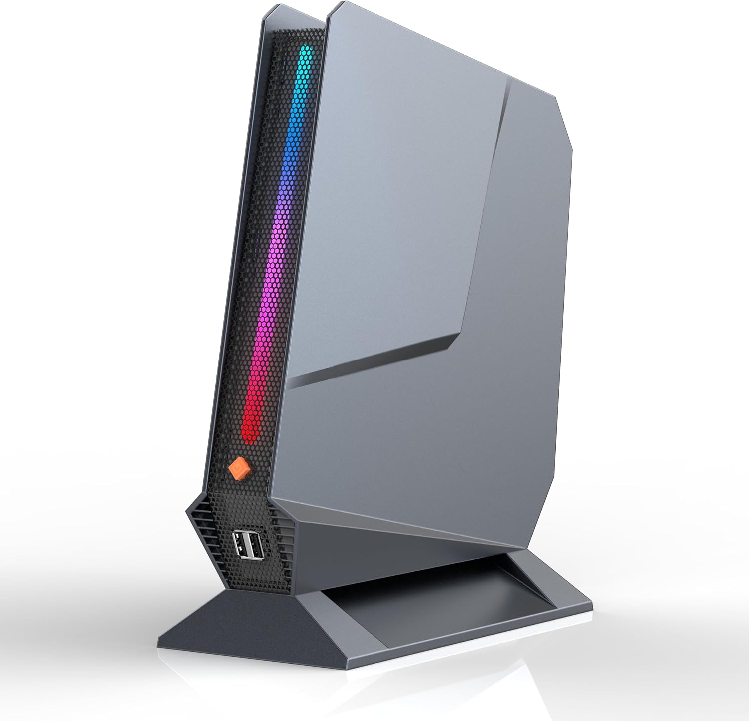 Mini PC, 12Th Gen Intel Core i9-12900HK, GeForce RTX 3050Ti 8G Mini Desktop Computer with RGB Lights, 32GB DDR4 RAM, 1TB PCIe4.0 SSD, Triple 4K Display, WiFi 6E BT 5.2, 2.5G LAN, Win 11 Pro Desktop PC