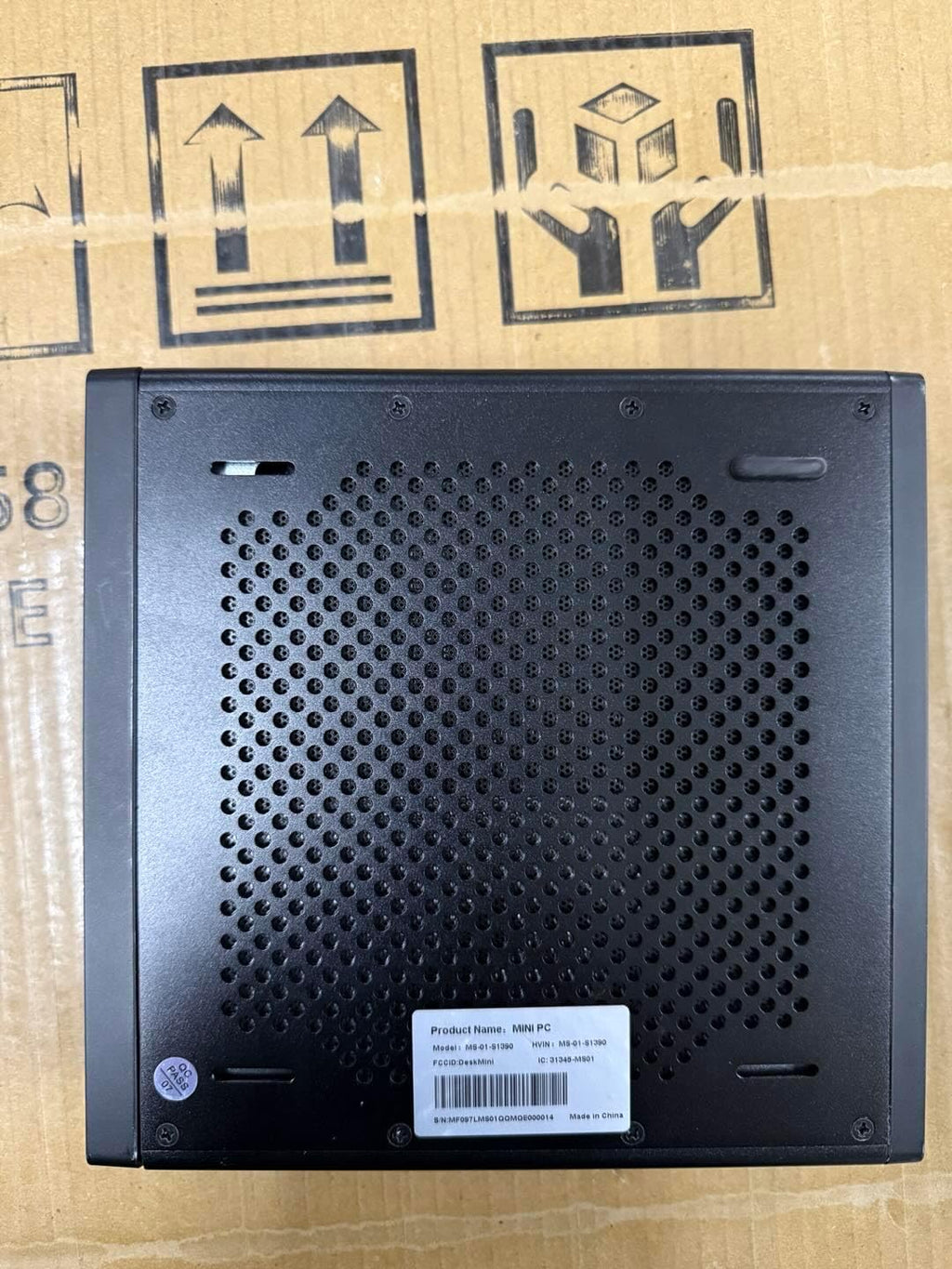 MINISFORUM MS-01 Mini PC Barebone with Intel Core i9-13900H,vPro Enterprise Support,2x10Gbps SFP+LAN/2x2.5G RJ45/2xUSB4/HDMI/16xPCIe 4.0/M.2 NVMe SSD/U.2 NVMe SSD,Mini Computer(No OS/RAM/SSD)
