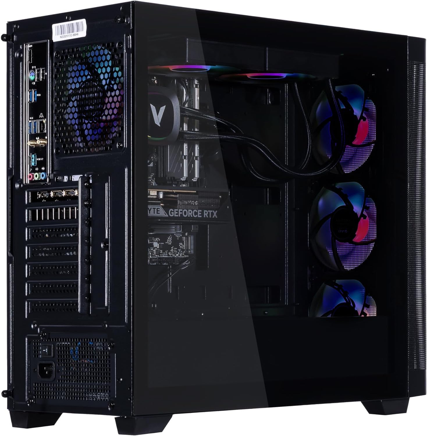 Velztorm Pilum Gaming Desktop PC (AMD Ryzen 7 5700X, GeForce RTX 5060, 64GB DDR4, 1TB PCIe SSD, 240mm Liquid Cooling, 4 Pre-Built ARGB Fans, 750W PSU, Display Port, HDMI, Windows 11 Home)
