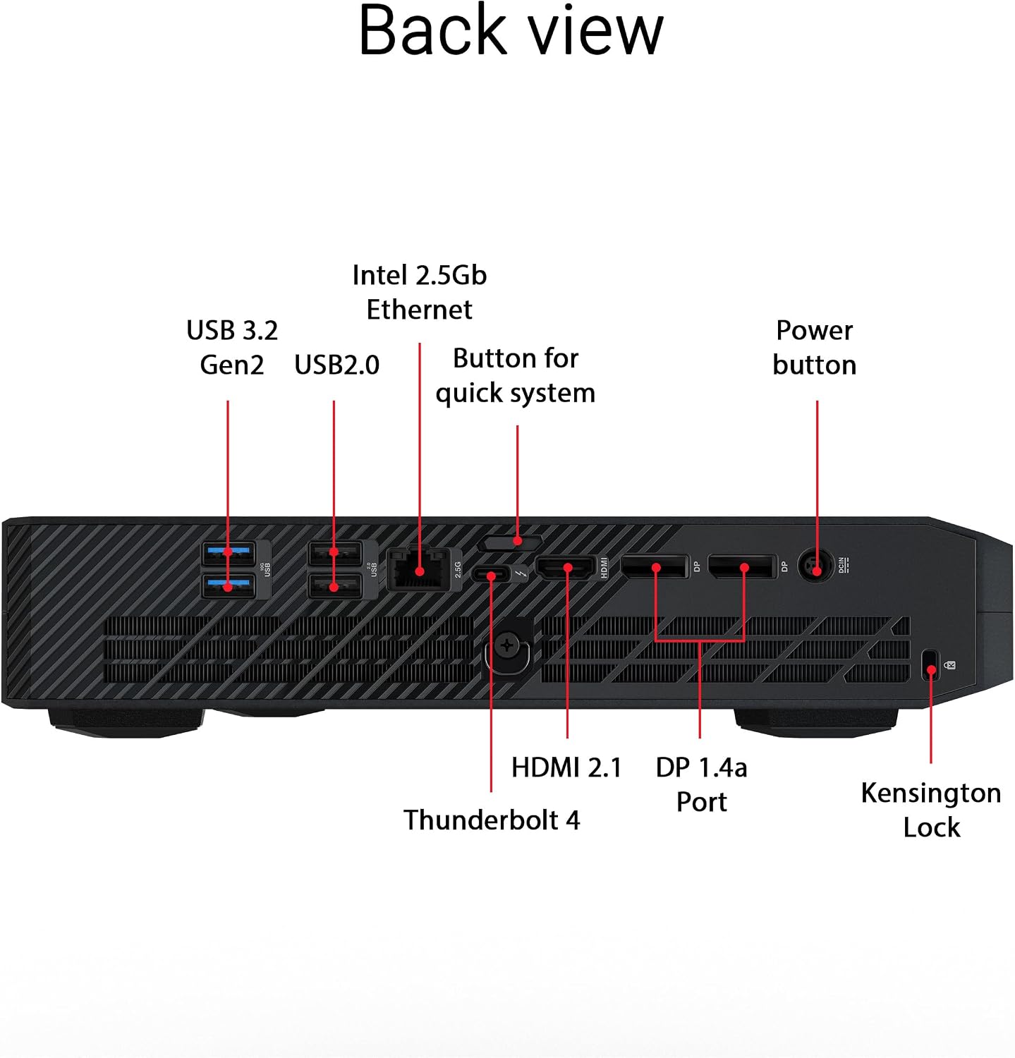 ASUS NUC 14 Performance Barebone, Intel 14th Gen Core Ultra 7 155H, RTX 4060, 64GB DDR5 Support