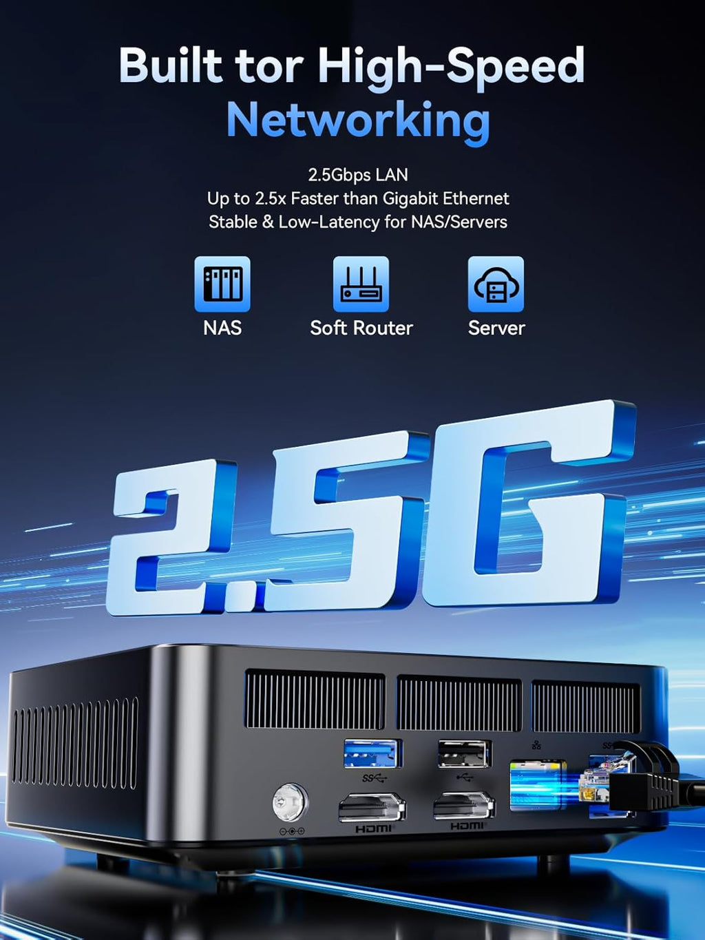 GMKtec K17 Intel Core Ultra 226V Mini PC 97TOPS with Samsung LPDDR5X 8533 MT/s PCIe 4.0 SSD i226V 2.5G RJ45/ WiF6E BT5.2/ USB4.0 Intel Arc 130V Mini Gaming Computer