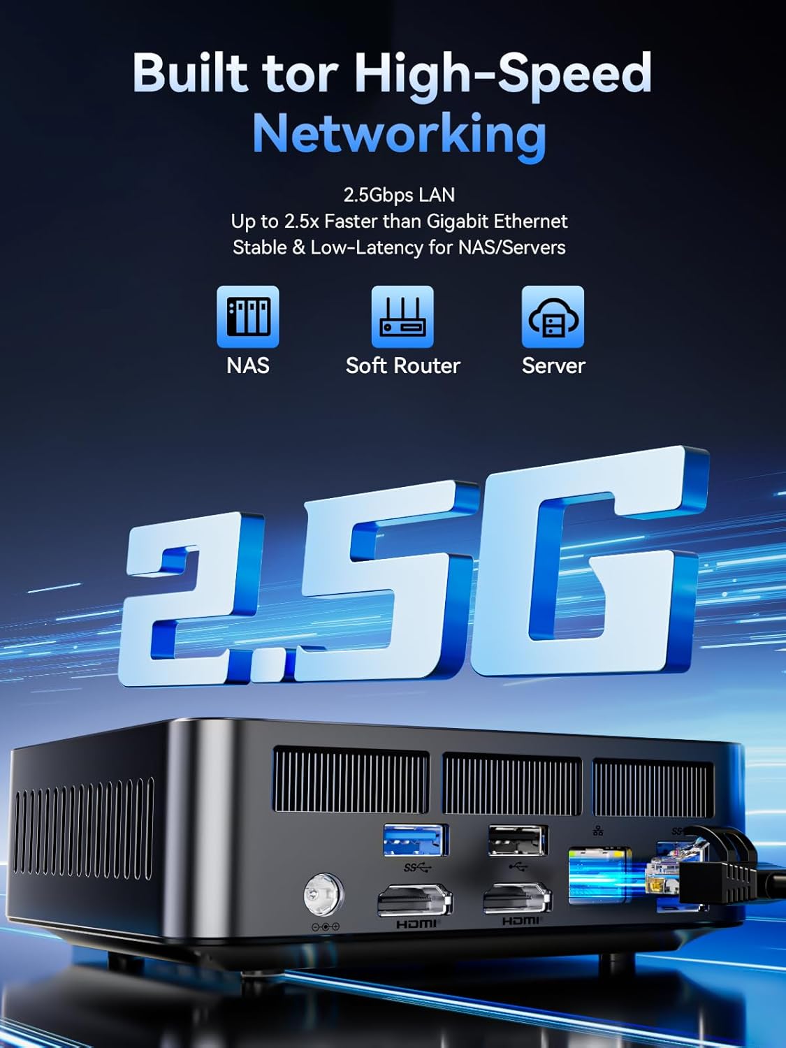 GMKtec K17 Intel Core Ultra 226V Mini PC 97TOPS with Samsung LPDDR5X 8533 MT/s PCIe 4.0 SSD i226V 2.5G RJ45/ WiF6E BT5.2/ USB4.0 Intel Arc 130V Mini Gaming Computer